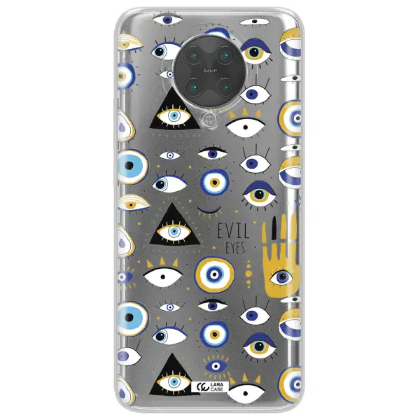 Evil Eyes Xiaomi Poco F2 Pro Clear TPU Case
