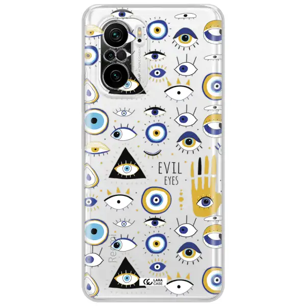 Evil Eyes Xiaomi Poco F3 Clear Tpu Case