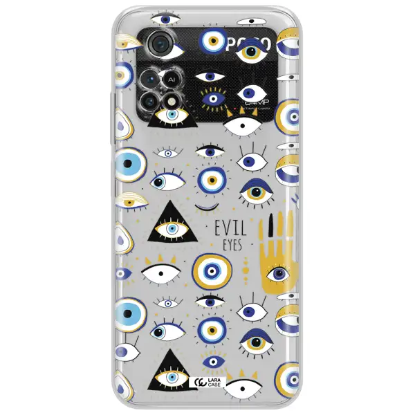 Evil Eyes Xiaomi Poco M4 Pro 4G Clear Tpu Case