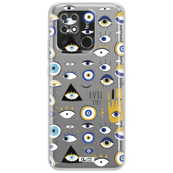 Evil Eyes Xiaomi Redmi 10C Clear TPU Case