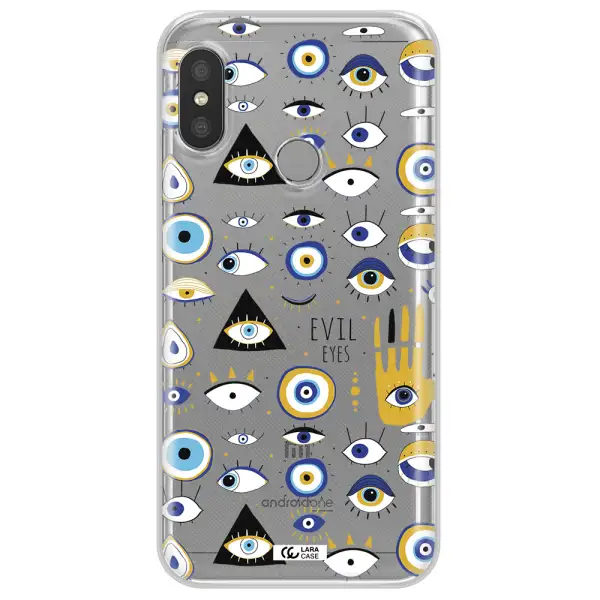 Evil Eyes Xiaomi Redmi 6 Pro Clear TPU Case