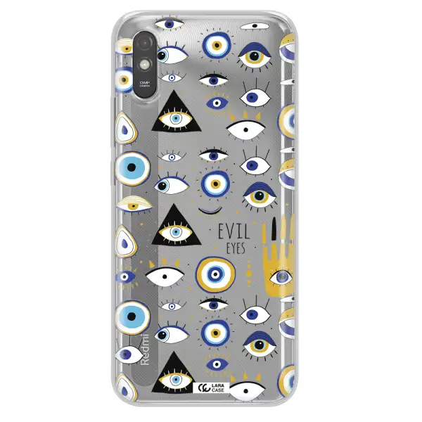 Evil Eyes Xiaomi Redmi 9A Clear TPU Case