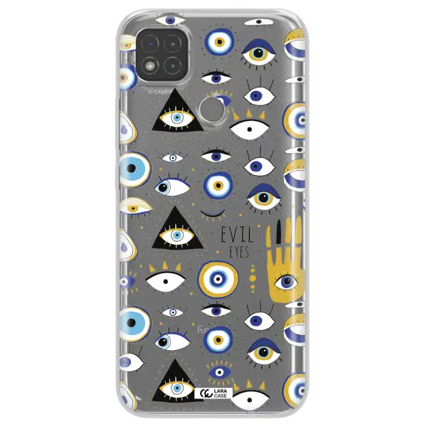 Evil Eyes Xiaomi Redmi 9C Clear TPU Case