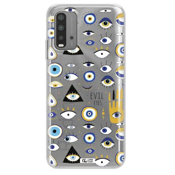 Evil Eyes Xiaomi Redmi 9T Clear TPU Case