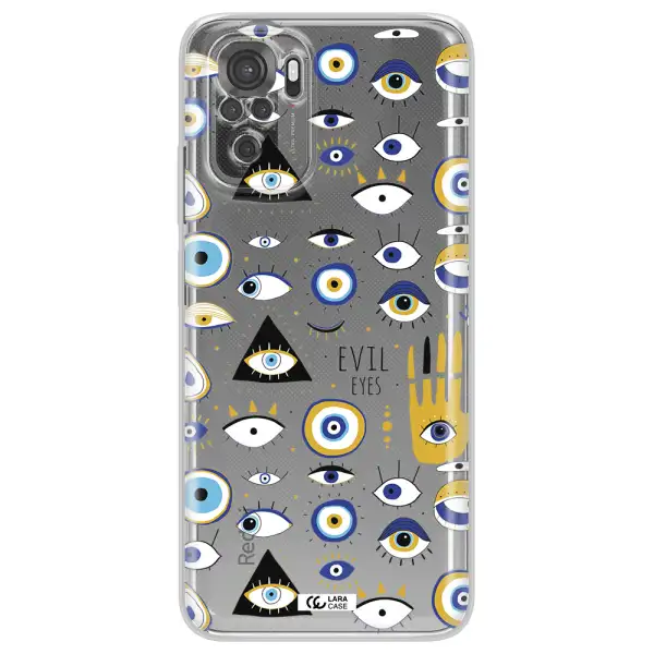 Evil Eyes Xiaomi Redmi Note 10S Clear Tpu Case