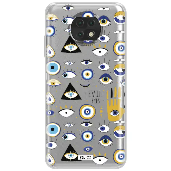 Evil Eyes Xiaomi Redmi Note 9T Clear Tpu Case
