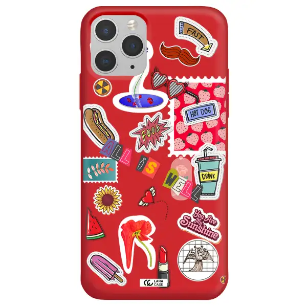 All Is Well Apple iPhone 11 pro Silicone Imperial Red Case