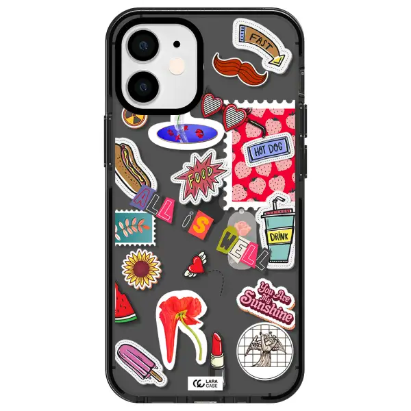 All Is Well Apple iPhone 12 mini impact Smoke Black Case