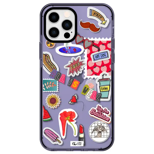 All Is Well Apple iPhone 12 pro impact Lilac Case