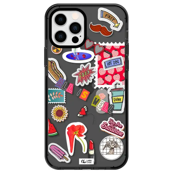 All Is Well Apple iPhone 12 pro impact Smoke Black Case