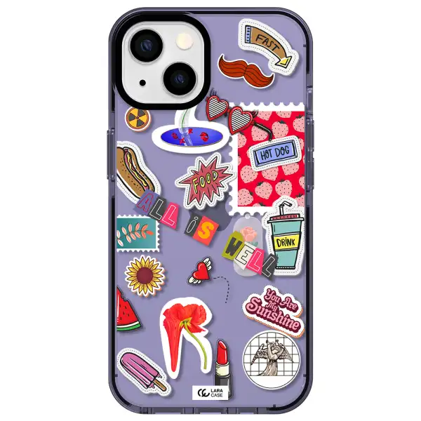 All Is Well Apple iPhone 13 impact Lilac Case