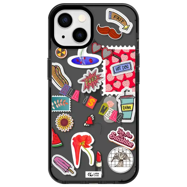 All Is Well Apple iPhone 13 impact Smoke Black Case