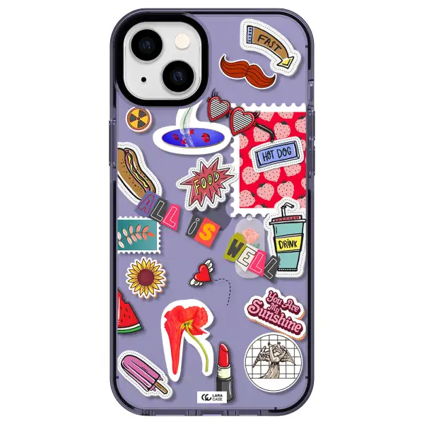 All Is Well Apple iPhone 14 plus impact Lilac Case