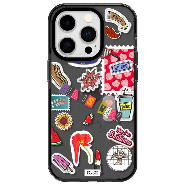 All Is Well Apple iPhone 14 pro impact Smoke Black Case