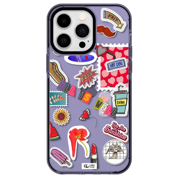 All Is Well Apple iPhone 14 pro max impact Lilac Case