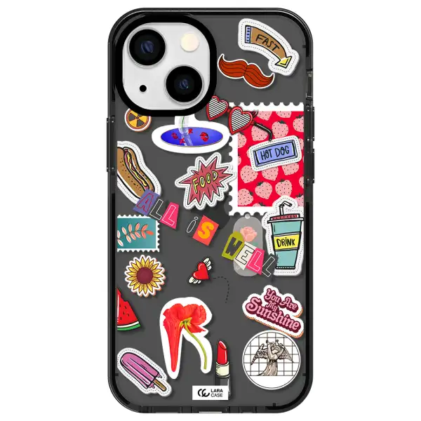 All Is Well Apple iPhone 15 impact Smoke Black Case
