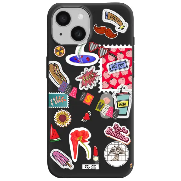 All Is Well Apple iPhone 15 Silicone black Case