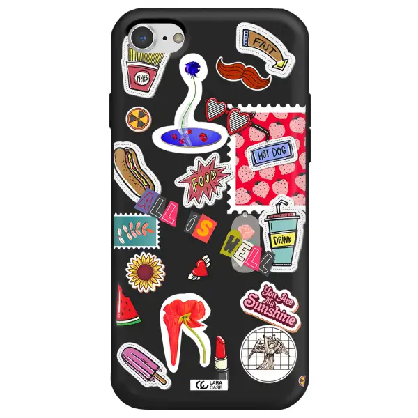 All Is Well Apple iPhone 7 Silicone black Case