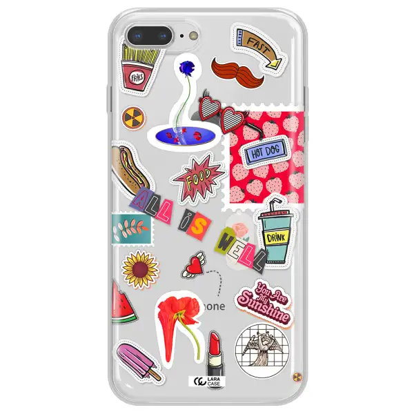 All Is Well Apple iPhone 8 plus Clear TPU Case