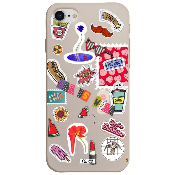 All Is Well Apple iPhone se 2020 Silicone Stone Case