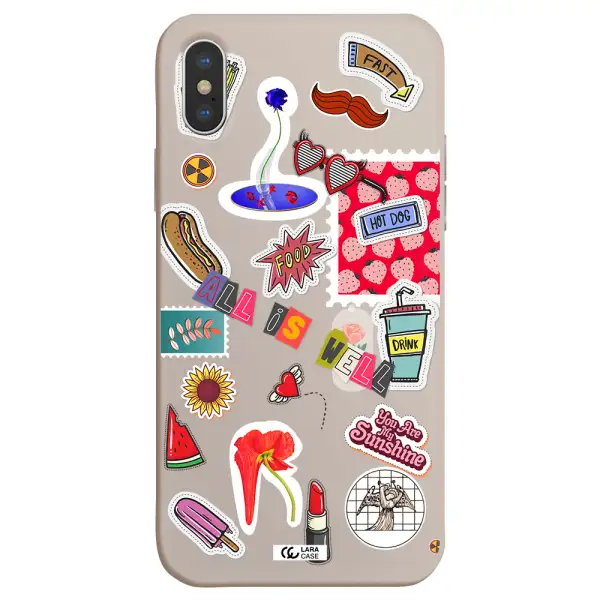 All Is Well Apple iPhone X Silicone Stone Case