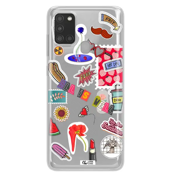 All Is Well Samsung A21S Clear TPU Case