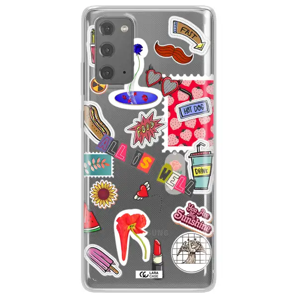 All Is Well Samsung Note 20 Clear TPU Case