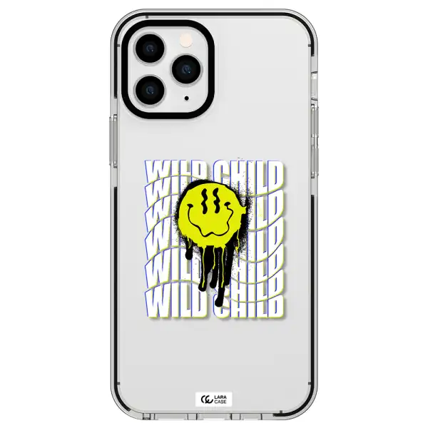Wild Child Apple iPhone 11 pro impact black border Case