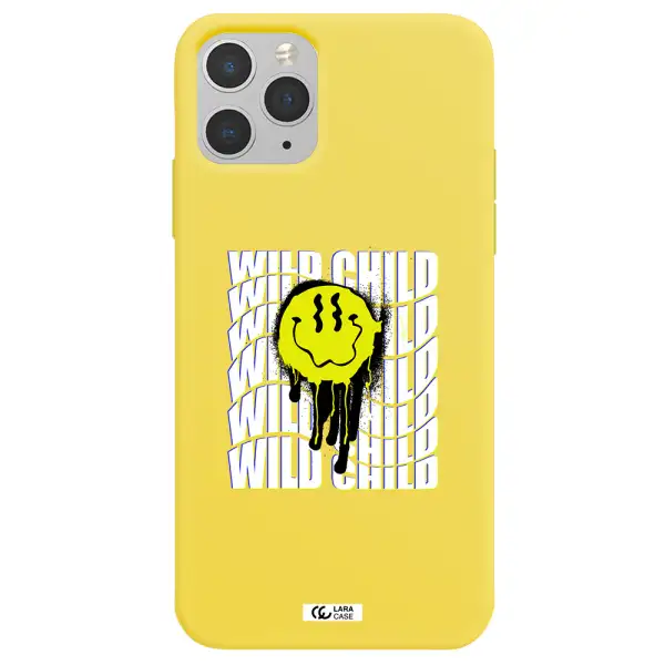 Wild Child Apple iPhone 11 pro max Silicone canary yellow Case