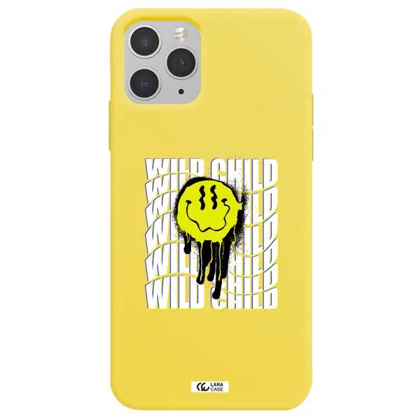 Wild Child Apple iPhone 11 pro Silicone canary yellow Case
