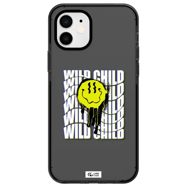 Wild Child Apple iPhone 12 impact Smoke Black Case