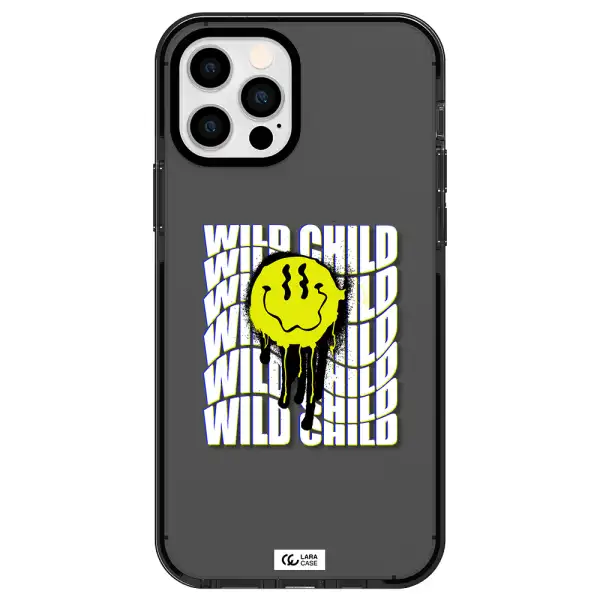 Wild Child Apple iPhone 12 pro impact Smoke Black Case