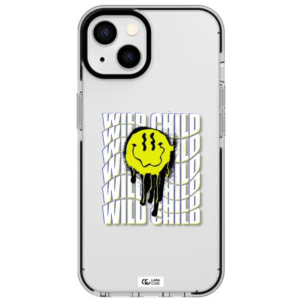 Wild Child Apple iPhone 13 impact black border Case