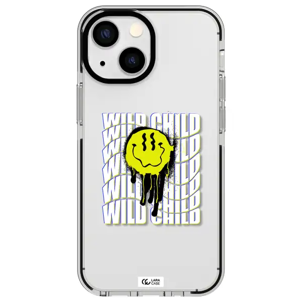 Wild Child Apple iPhone 13 mini impact black border Case