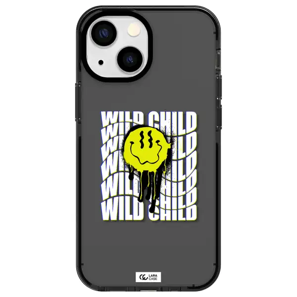 Wild Child Apple iPhone 13 mini impact Smoke Black Case