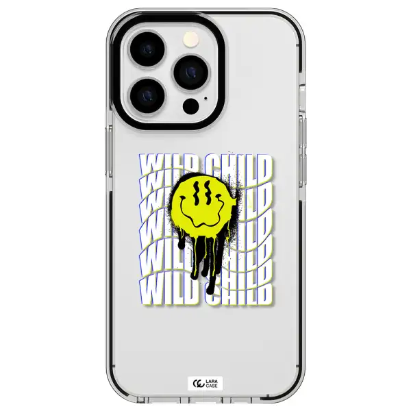 Wild Child Apple iPhone 13 Pro impact black border Case