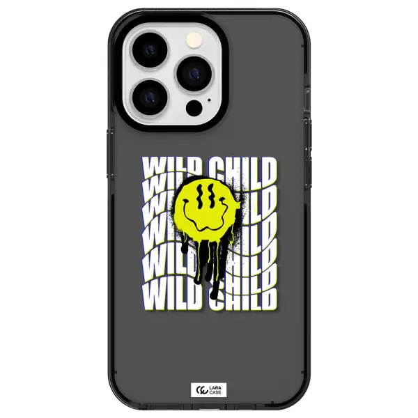 Wild Child Apple iPhone 13 Pro impact Smoke Black Case