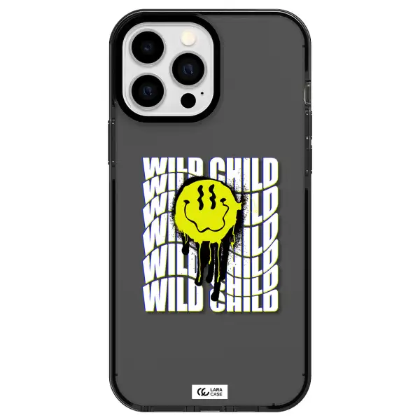 Wild Child Apple iPhone 13 Pro Max impact Smoke Black Case