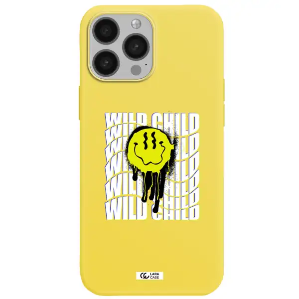 Wild Child Apple iPhone 13 Pro Max Silicone canary yellow Case