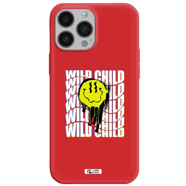 Wild Child Apple iPhone 13 Pro Max Silicone Imperial Red Case