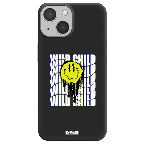 Wild Child Apple iPhone 13 Silicone black Case
