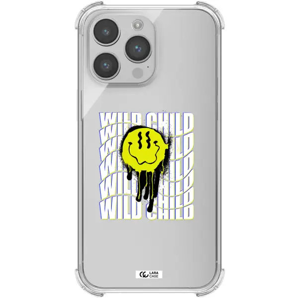 Wild Child Apple iPhone 14 pro Clear PC Case