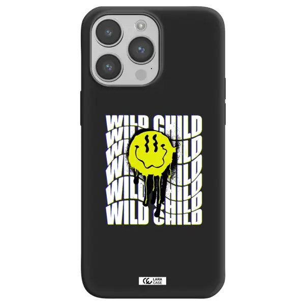 Wild Child Apple iPhone 14 pro max Silicone black Case