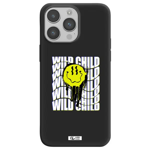 Wild Child Apple iPhone 14 pro Silicone black Case
