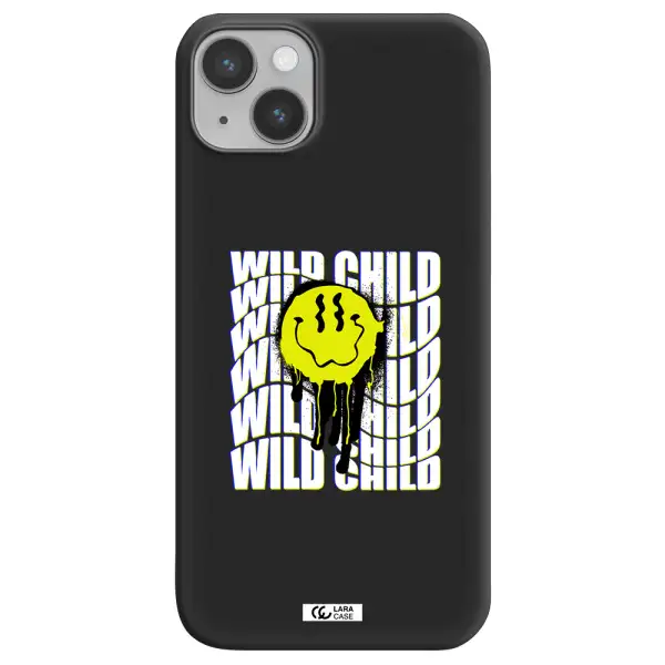 Wild Child Apple iPhone 14 Silicone black Case
