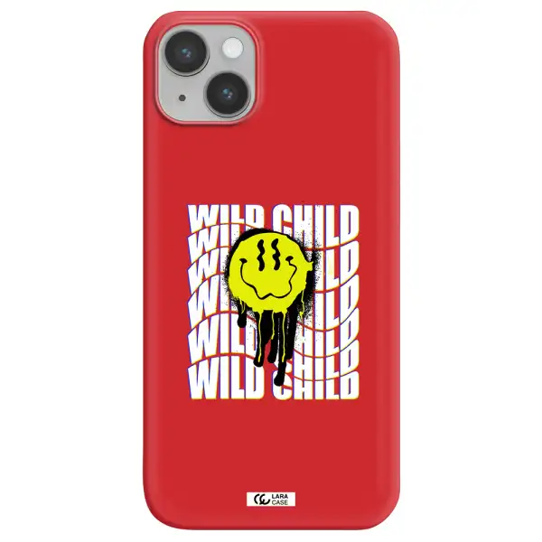 Wild Child Apple iPhone 14 Silicone Imperial Red Case