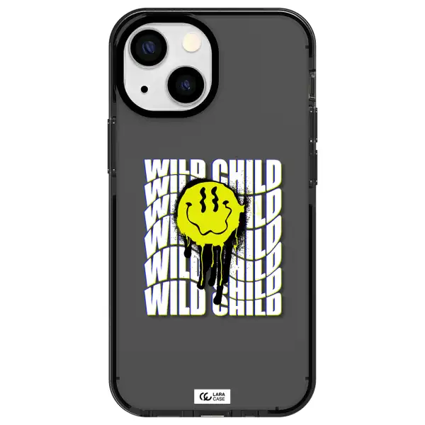 Wild Child Apple iPhone 15 impact Smoke Black Case
