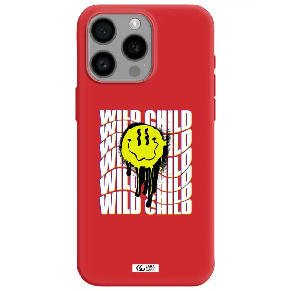 Wild Child Apple Iphone 15 Pro Max Silicone Imperial Red Case