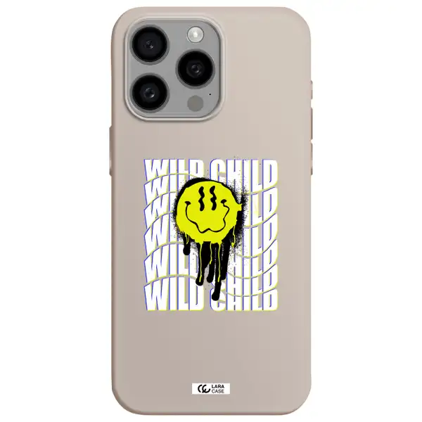 Wild Child Apple Iphone 15 Pro max Silicone Stone Case