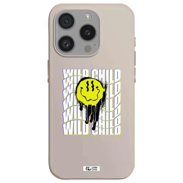 Wild Child Apple Iphone 15 Pro Silicone Stone Case